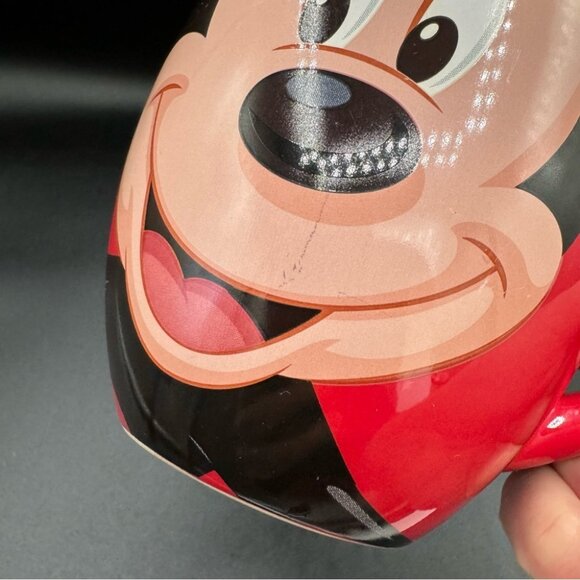 Disney Parks “Oh Boy” Mickey Mouse Red Mug - Picture 9 of 13